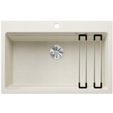 Blanco sudoper ETAGON 8 InFino SILGRANIT NJEŽNO BIJELA, pribor inox nosači, bez dalj. upr. | shoptok.hr