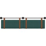  Držeće uzglavlje Zidne Tamnozelena 210 x 55 x 5 cm Antikni PU - Tamnozelena 200 cm bez LED | shoptok.hr
