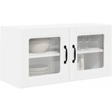  Zidni stakleni ormarić Bijelo 80 x 31 x 40 cm Konstruirano drvo | shoptok.hr