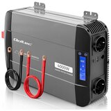 Qoltec Przetwornica napięcia Pure Sine Wave | 12V na 230V | 2000 /4000W | LCD | USB | USB-C | Kompatybilna z LiFePO4 GEL AGM | shoptok.hr