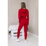 Kesi Set with wide cuffs in red color | Shoptok.si