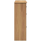 vidaXL Ormarić za cipele Panama 80 x 35 x 105 cm od masivne borovine | shoptok.hr