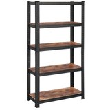 Songmics Regal 30 x 75 x 150 cm rjavo-črna, GLR030B01 | Shoptok.si
