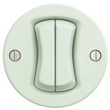  Kliklap - Retro dvostruki prekidač za stepenište bez okvira, br. 6+6, mentol-zelena | Eponuda.com