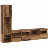 TV zidna jedinica Zidne 4 pcs Staro drvo Konstruirano drvo | Eponuda.com