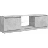TV ormarić s LED svjetlima siva boja betona 120 x 30 x 36 cm | Eponuda.com