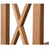 Unique Furniture Regal od punog hrasta u prirodnoj boji 70x124 cm X-Shelf – | shoptok.hr