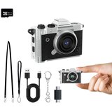 INF Mini digitalni fotoaparat 1080P s 5MP lečo, Type-C in 32GB TF Black, (5000298754) | Shoptok.si