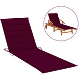 vidaXL jastuk za ležaljku crvena boja vina 200 x 50 x 3 cm od tkanine cijene