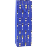  Bottle Gift Bag Glasses Motif 36 x 12 x 10 cm | shoptok.hr