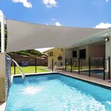 Modern Home solarno kvadtratno jedro za hlad 5x5m, Sivo Cene