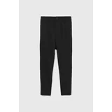 Abercrombie & Fitch Dječje hlače boja: crna, glatki materijal