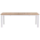Venture Home Panama pravokutni vrtni blagovaonski stol 224 &amp;times; 100 cm, bijeli Slike
