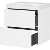 Germania Bijeli zidni ormarić za ispod umivaonika u mat dekoru 61x65 cm Bodera – | shoptok.hr