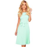 Numoco pleated dress with tie | ePonuda.com