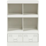  Visoka komoda bijela 67 x 39 x 95 cm čelična | Eponuda.ba