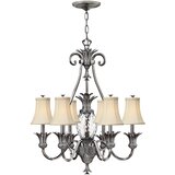 Elstead Lighting Elstead Plantation 7-kraki lestenec, polirani nikelj, E14, (22099772) | Shoptok.si