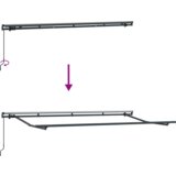 vidaXL Skrovita tenda Žuta i narančasta i bijela 3 x 2 metra | shoptok.hr