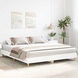  Okvir za krevet bijeli 200 x 200 cm od konstruiranog drva | shoptok.hr