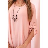 Kesi Włoski Set of blouse + pants with pendant dark powder pink | Shoptok.si