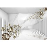  Samoljepljiva foto tapeta - Diamond Corridor (Grey) 343x245 | shoptok.hr