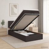  od pjene s madracem i LED-om Tamno smeđa 80 x 200 cm | shoptok.hr