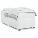 Maison Chic Box spring postelja - Vzmetna postelja z vzmetnico bel 90x190 cm umetno usnje SL23831, (21891125) | Shoptok.si