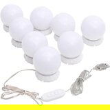  Zidno ogledalo bez okvira s LED svjetlima pravokutno stakleno | shoptok.hr