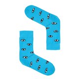 Kabak Unisex's Socks Patterned Blue Eyes | Shoptok.si