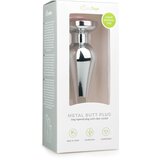 EasyToys - Anal Collection Metalni analni čep No. 11, srebrno/ružičasti | shoptok.hr
