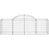  Lučne gabionske košare 12 kom 200x50x60/80 cm pocinčano željezo | shoptok.hr