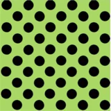 Happy Birthday - Ukrasni papir tabak - Happy Birthday, Black Spot on Bright Green