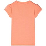  Dječja majica sa širokim rukavima neonskonarančasta 104 | shoptok.hr