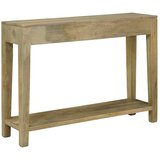  Konzolna stolica s ladicama Prirodna siva 110 x 30 x 80 cm | Eponuda.com