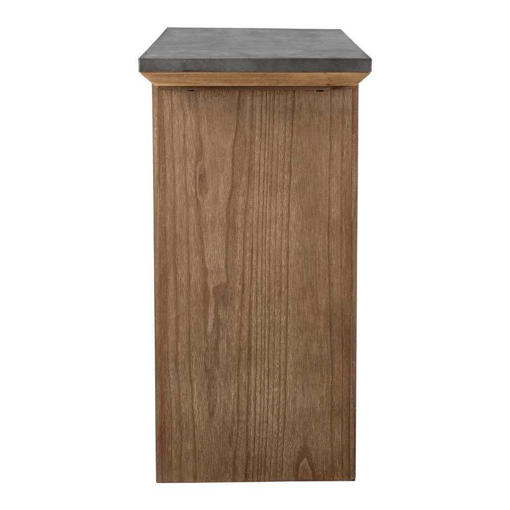 Bloomingville Pomoćni stol s metalnom stolnom pločom u prirodnoj boji 40x110 cm Riva – | shoptok.hr