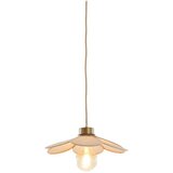 Light & Living Kremno bela viseča svetilka s tekstilnim senčilom Fyano – | Shoptok.si