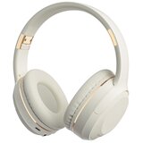 INF Brezžične over-ear slušalke 40mm neodim, globok bas, dolga avtonomija Beige, (5000296267) | Shoptok.si