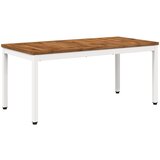  Stolić za kavu Prirodna i bijela 50 x 100,5 x 45 cm | shoptok.hr
