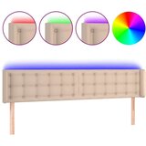  Uzglavlje boja cappuccina 163x16x78/88 cm od umjetne kože | shoptok.hr