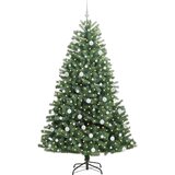  Umjetno božićno drvce s nogom Zelena 210 cm PVC i metal | shoptok.hr