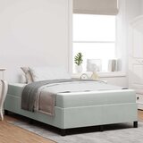  Krevetna konstrukcija Svijetlo siva 120 x 190 cm tkanina | shoptok.hr