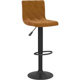  Barske stolice 2 kom. Smeđi baršun | shoptok.hr