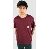 Element Basic Pocket Label T-shirt tawny port Cene