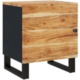  Noćni ormarić 40 x 33 x 46 cm od masivnog bagremovog drva | shoptok.hr