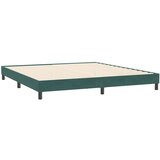  posteljni okvir brez vzmetnice temno zelena 200x220 cm žamet, (21829641) | Shoptok.si