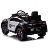  Licenciran policijski avto na akumulator Dodge Charger - črno/beli | Shoptok.si