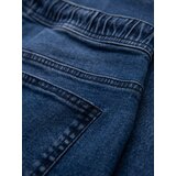 Ombre Men's shorts with elastic waistband and wash effect - blue | Shoptok.si