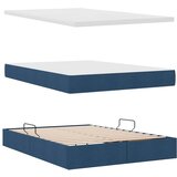  Postelja s shranjevanjem Modra 140 x 200 cm Umjetno usnje, (5000105314) | Shoptok.si