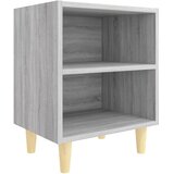  Noćni ormarići s drvenim nogama 2 kom boja hrasta 40x30x50 cm | shoptok.hr