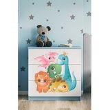  Dječja komoda - DINOSAURI - plava | shoptok.hr